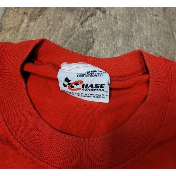 Vintage Chase Authentics Dale Earnhardt Jr Coca-Cola Red T Shirt Sz XL 1998 - Picture 12 of 15